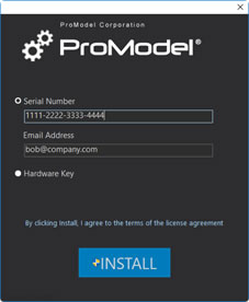 ProModel 2016 Installation