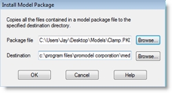 Installing a Model Package